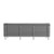 Flash Furniture ZB-REGAL-810-3-SOFA-GY-GG Gray Leather Hercules Regal Series Sofa