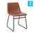 Flash Furniture ET-ER18345-18-LB-BK-GG Light Brown Seat Dining Chair