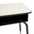 Flash Furniture FD-DESK-GY-GG 24" W Gray Laminate with Black Frame Student Desk