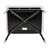 Flash Furniture FD-DESK-GY-GG 24" W Gray Laminate with Black Frame Student Desk