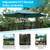 Flash Furniture XU-DG-810060062-UB19BTL-GG 35.25" W x 29.5" H Square Patio Dining Table Set