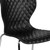 Flash Furniture LF-7-07C-BLK-GG Black Plastic Back and Seat Chrome Frame Finish Stacking Lowell Chair