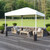 Flash Furniture JJ-GZ1010PKG-WH-GG 106" H White Pop-Up Canopy Tent