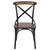 Flash Furniture X-BACK-METAL-FW Ash Wood Side Chair