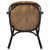 Flash Furniture X-BACK-METAL-FW Ash Wood Side Chair