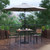 Flash Furniture XU-DG-810060062-UB19BGY-GG 35.25" W x 29.5" H Square Patio Dining Table Set