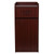 Flash Furniture MT-M8520-TRA-MAH-GG 36 Gal. Wood with Mahogany Melamine Square Trash Receptacle
