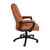 Flash Furniture CX-1179H-BR-GG 400 Lbs. Brown Leathersoft Upholstery Swivel Chair