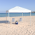 Flash Furniture JJ-GZ1010-WH-GG 106" H White Pop-Up Canopy Tent