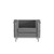 Flash Furniture ZB-REGAL-810-1-CHAIR-GY-GG Gray LeatherSoft Straight Arm Hercules Regal Series Chair