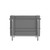 Flash Furniture ZB-REGAL-810-1-CHAIR-GY-GG Gray LeatherSoft Straight Arm Hercules Regal Series Chair