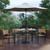 Flash Furniture XU-DG-304860064-UB19BGY-GG 30" W x 29.5" H Synthetic Teak Rectangular Patio Dining Table Set