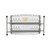 Flash Furniture DAD-YCZ-76X-GW-GG 30.25" W Granite White Powder Coated Steel Frame Folding Table