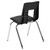 Flash Furniture ADV-SSC-18BLK Black Stackable Polypropylene Seat Chair