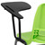 Flash Furniture RUT-EO1-GN-LTAB-GG 880 Lbs. Green Plastic Left Handed Tablet Arm Hercules Series Ergonomic Shell Chair