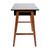 Flash Furniture GC-MBLK60-BK-WAL-GG Black Laminate Top with A-Frame Walnut Base Computer Desk