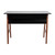 Flash Furniture GC-MBLK60-BK-WAL-GG Black Laminate Top with A-Frame Walnut Base Computer Desk