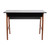 Flash Furniture GC-MBLK60-BK-WAL-GG Black Laminate Top with A-Frame Walnut Base Computer Desk
