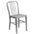 Flash Furniture CH-51090TH-2-18VRT-SIL-GG 30" W x 29.5" H Silver Round Table and Chair Set