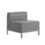 Flash Furniture ZB-IMAG-MIDDLE-GY-GG Gray Modular Armless Hercules Imagination Series Middle Chair