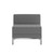 Flash Furniture ZB-IMAG-MIDDLE-GY-GG Gray Modular Armless Hercules Imagination Series Middle Chair