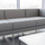 Flash Furniture ZB-IMAG-MIDDLE-GY-GG Gray Modular Armless Hercules Imagination Series Middle Chair