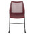 Flash Furniture RUT-498A-BY-GG Burgundy Plastic Seat and Back Black Powder Coated Metal Sled Base Frame Hercules Series Stacking Chair