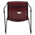 Flash Furniture RUT-498A-BY-GG Burgundy Plastic Seat and Back Black Powder Coated Metal Sled Base Frame Hercules Series Stacking Chair