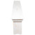 Flash Furniture XA-B-96X12-L-WH-GG 96" W Antique White Stained Wood Hercules Series Folding Rustic Farm Bench