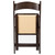 Flash Furniture XF-2903-CHOC-WOOD-GG 17.5" W Beige Beachwood Hercules Series Folding Chair