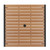 Flash Furniture XU-DG-810060364-UB19BTN-GG 35.25" W x 29.5" H Synthetic Teak Square Patio Dining Table Set