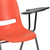 Flash Furniture RUT-EO1-OR-LTAB-GG 880 Lbs. Orange Plastic Left Handed Tablet Arm Hercules Series Ergonomic Shell Chair