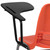 Flash Furniture RUT-EO1-OR-LTAB-GG 880 Lbs. Orange Plastic Left Handed Tablet Arm Hercules Series Ergonomic Shell Chair