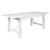 Flash Furniture XA-F-84X40-WH-GG 84" W Antique Rustic White Plank Top Solid Pine Hercules Series Farm Table
