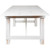 Flash Furniture XA-F-84X40-WH-GG 84" W Antique Rustic White Plank Top Solid Pine Hercules Series Farm Table