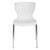Flash Furniture LF-7-07C-WH-GG White Plastic Back and Seat Chrome Frame Finish Stacking Lowell Chair