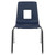 Flash Furniture ADV-SSC-18NAVY Navy Stackable Polypropylene Seat Chair
