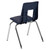 Flash Furniture ADV-SSC-18NAVY Navy Stackable Polypropylene Seat Chair