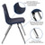 Flash Furniture ADV-SSC-18NAVY Navy Stackable Polypropylene Seat Chair