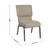 Flash Furniture PCHT-105 Mixed Tan Steel Frame Stacking Advantage Chair