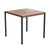 Flash Furniture XU-DG-810060062-GG 35.25" W x 29.5" H Square Patio Dining Table Set
