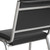 Flash Furniture XU-DG-60442-660-1-BV-GG Black Antimicrobial Vinyl Upholstery Hercules Series Bariatric Stacking Chair