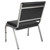 Flash Furniture XU-DG-60442-660-1-BV-GG Black Antimicrobial Vinyl Upholstery Hercules Series Bariatric Stacking Chair