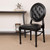 Flash Furniture LE-B-B-T-MON-GG Black Tufted Back Hercules Series King Louis Chair