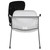 Flash Furniture RUT-EO1-WH-RTAB-GG 880 Lbs. White Plastic Right Handed Tablet Arm Hercules Series Ergonomic Shell Chair