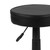 Flash Furniture CH-82042-3X01-GG 21.5" H Black 5-Star Base with Dual-Wheel Casters Stool