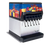 Multiplex 2706458 6 Valves Countertop Post Mix CEV30 Beverage Dispenser -120 Volts