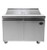 SABA SPS-48-12 9.5 Cu. Ft. Stainless Steel 2-Section Sandwich or Salad Prep Table - 115 Volts