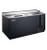 SABA SBC-65B 64.5" W Black Horizontal Stainless Steel Bottle Cooler - 115 Volts