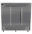SABA S-72R 72 Cu. Ft. Stainless Steel Solid 3 Doors Reach-In Refrigerator - 115 Volts